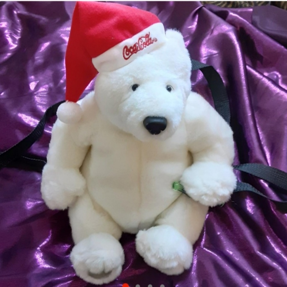 Handmade Coca Cola snow bear